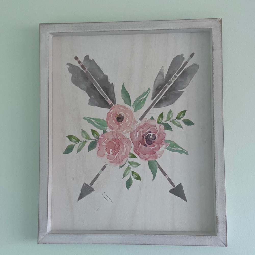 Boho floral print